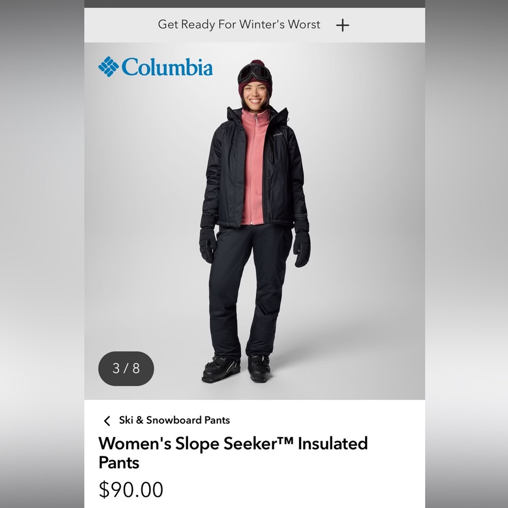 Columbia Slope Seeker Insulated Pants